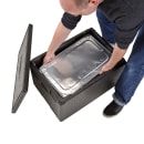 Cambro EPP180XLTSW110 GoBox™ Insulated Food Carrier - 68 1/5 qt w/ (1) Pan Capacity, Black thumbnail 3