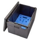 Cambro EPP180XLTSW110 GoBox™ Insulated Food Carrier - 68 1/5 qt w/ (1) Pan Capacity, Black thumbnail 4