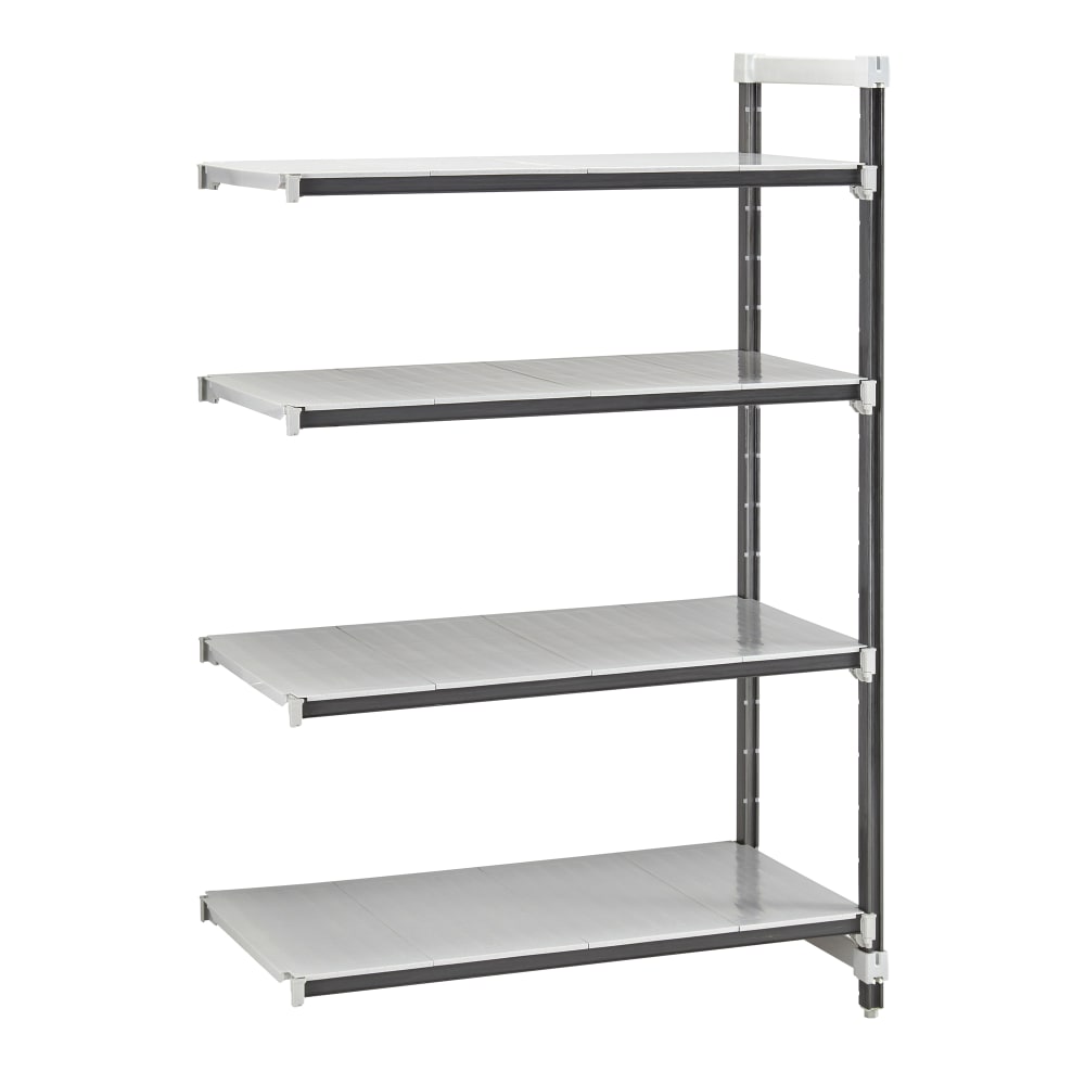 Cambro EXA212464S4480 24" NSF 4-Tier Polymer Shelf Kit - Camshelving® Elements XTRA, 21"W, 64"H