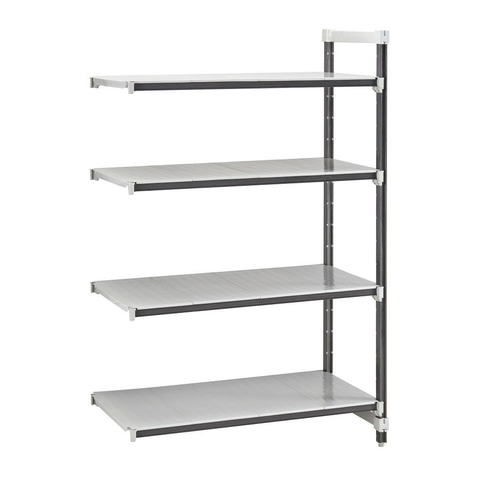 Cambro EXA213664S4480 36" NSF 4-Tier Polymer Shelf Kit - Camshelving® Elements XTRA, 21"W, 64"H