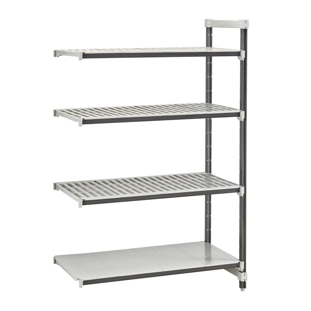 Cambro EXA213684VS4480 36" NSF 4-Tier Polymer Shelf Kit - Camshelving® Elements XTRA, 21"W, 84"H