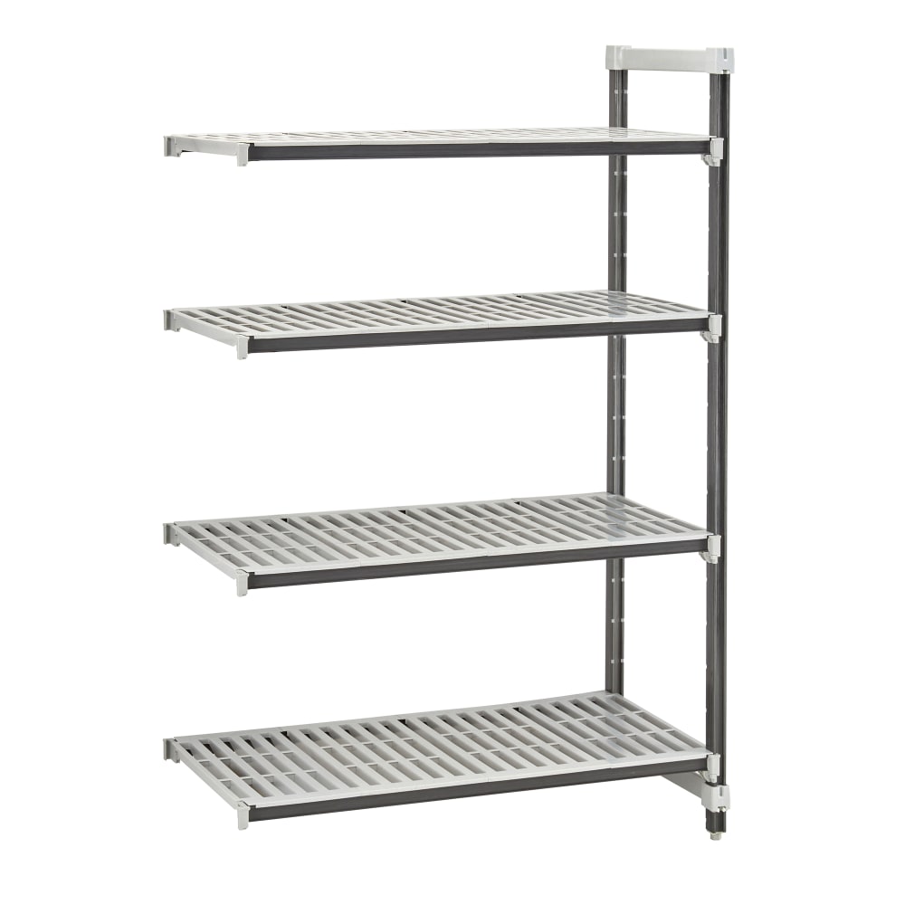 Cambro EXA214264V4480 42" NSF 4-Tier Polymer Shelf Kit - Camshelving® Elements XTRA, 21"W, 64"H