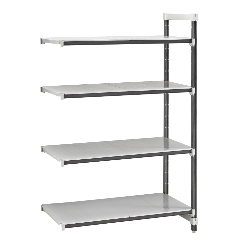 Cambro EXA214284S4480 42" NSF 4-Tier Polymer Shelf Kit - Camshelving® Elements XTRA, 21"W, 84"H
