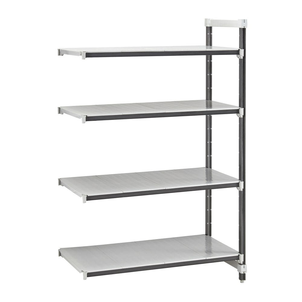 Cambro EXA214864S4480 48" NSF 4-Tier Polymer Shelf Kit - Camshelving® Elements XTRA, 21"W, 64"H