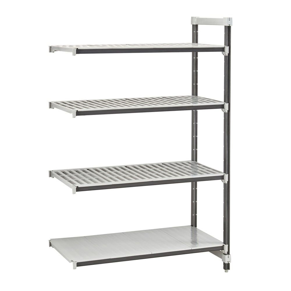 Cambro EXA214864VS4480 48" NSF 4-Tier Polymer Shelf Kit - Camshelving® Elements XTRA, 21"W, 64"H