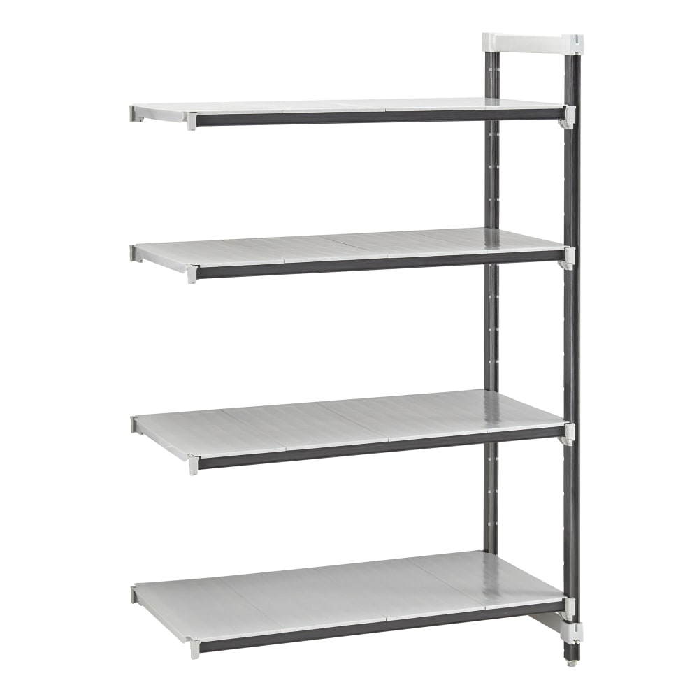 Cambro EXA244272S4480 42" NSF 4-Tier Polymer Shelf Kit - Camshelving® Elements XTRA, 24"W, 72"H