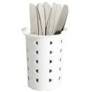 Cambro FWC56148 Flatware Cylinder - White thumbnail 2