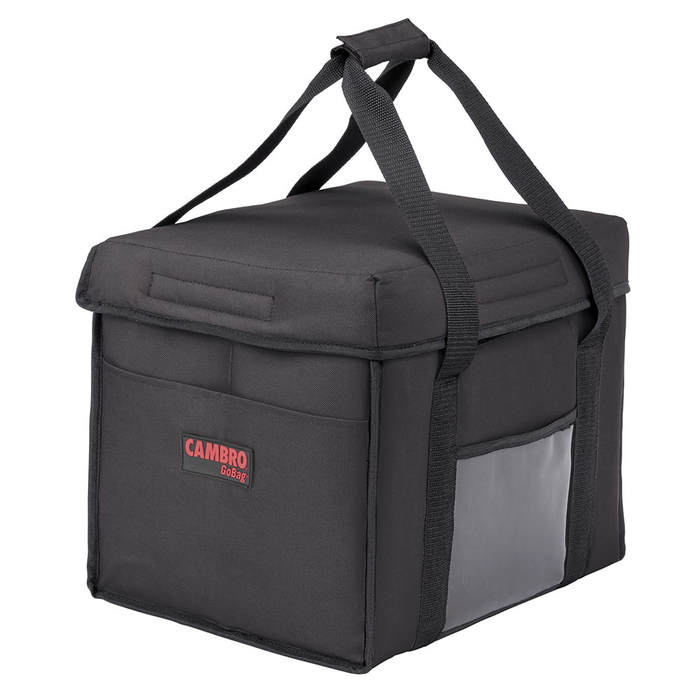Cambro GBD151212110 GoBag® Sandwich Delivery Bag - 15" x 12" x 12", Nylon, Black