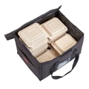 Cambro GBD181412110 GoBag® Jumbo Food Delivery Bag - 18" x 14" x 12", Nylon, Black thumbnail 2