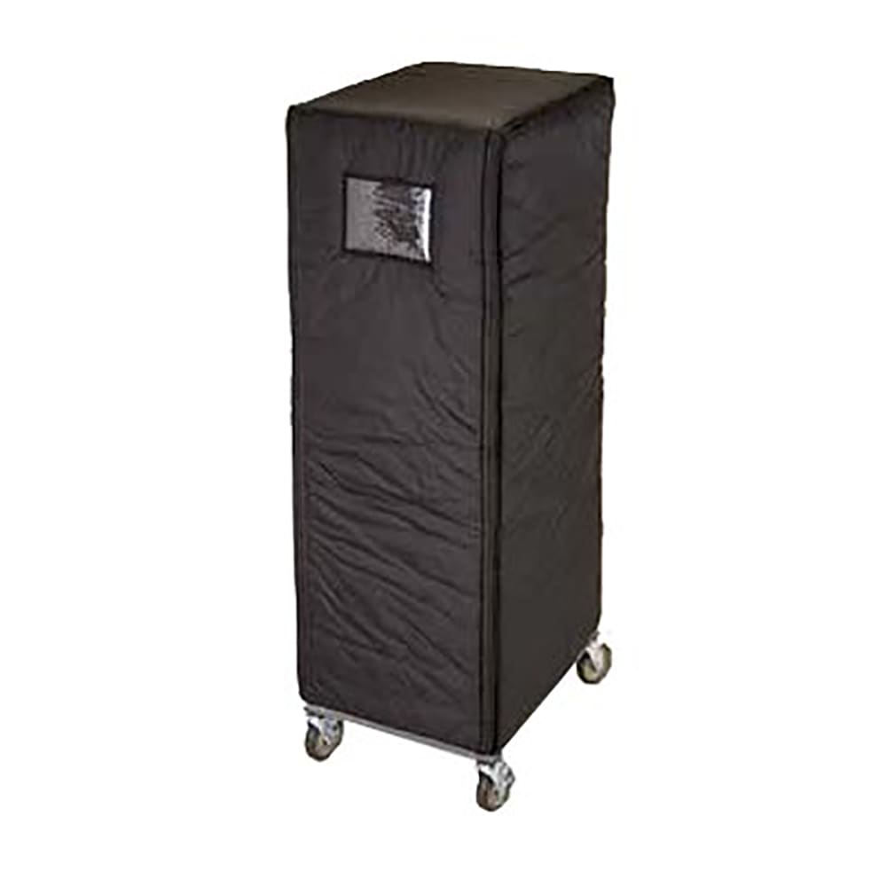 Cambro GBIRC272162110 GoBag® Insulated Rack Cover - 27" x 21" x 62", Nylon, Black