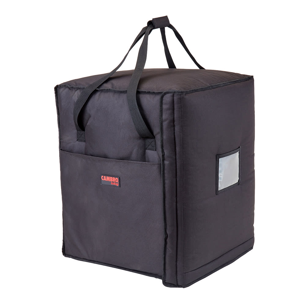 Cambro GBP1018110 GoBag® Pizza Delivery Bag - 19" x 19" x 23", Nylon, Black