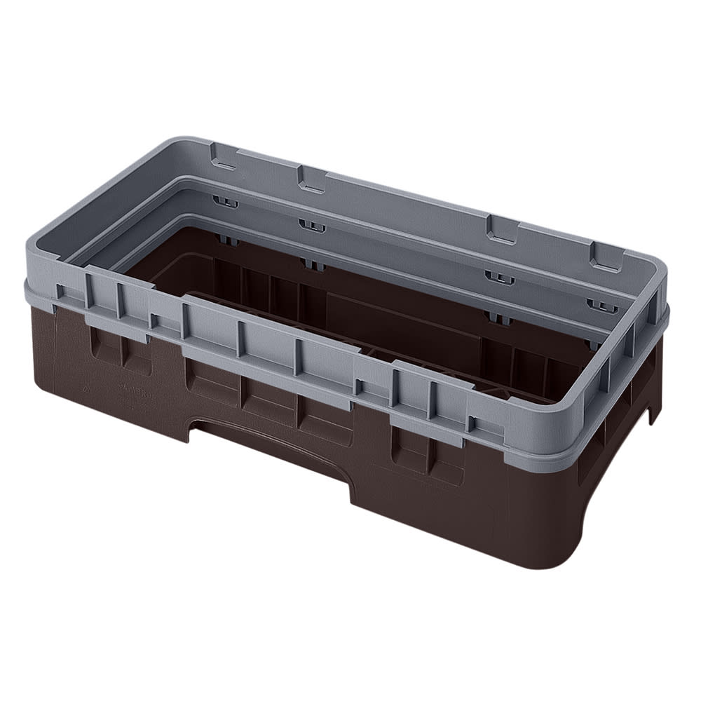 Cambro HBR414167 Camrack Base Rack with Extender - Half-Size, Brown