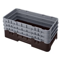 Cambro HBR712184 Camrack Base Rack - (3)Extenders, Half-Size, Beige thumbnail 3