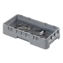 Cambro HFR258151 Camrack Flatware Rack - Half-Size, Soft Gray thumbnail 2
