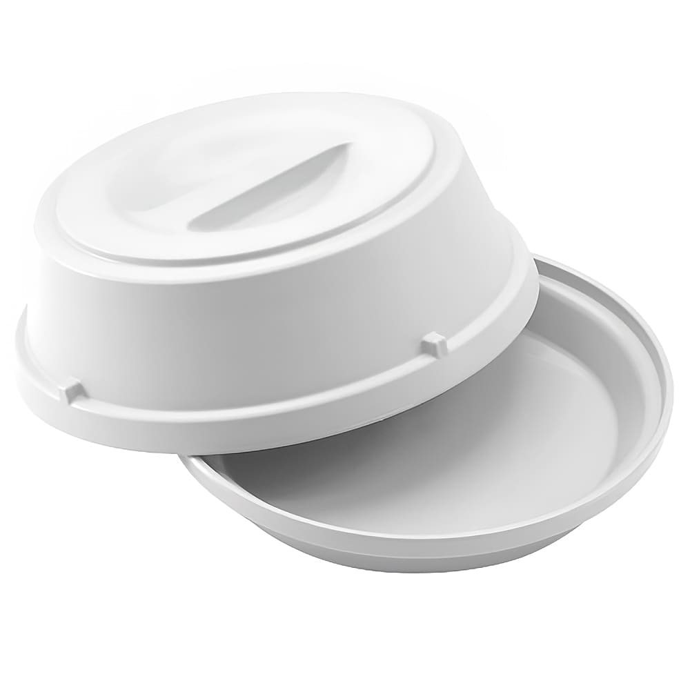 Cambro HK39148 9" Camwear Heat Keeper Base with Cover - White