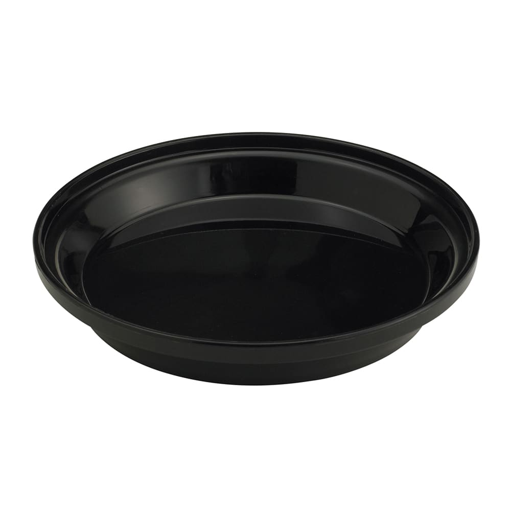 Cambro HK39B485 9 5/8" Heat Keeper Base for 9" Plate - Smoked Metal