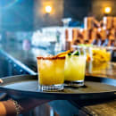 Cambro HT12CW196 12 oz Azure Blue Plastic Tumbler thumbnail 3