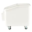 Cambro IBS20148 Mobile Ingredient Bin - 21 Gallon Capacity, Clear Cover/White Base thumbnail 6