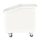 Cambro IBS20148 Mobile Ingredient Bin - 21 Gallon Capacity, Clear Cover/White Base thumbnail 7