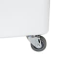 Cambro IBS37148 Mobile Ingredient Bin - 37 Gallon Capacity, Clear Cover/White Base thumbnail 6