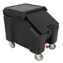 Cambro ICS100L110 100 lb SlidingLid™ Insulated Mobile Ice Caddy - Plastic, Black thumbnail 3