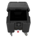 Cambro ICS100L110 100 lb SlidingLid™ Insulated Mobile Ice Caddy - Plastic, Black thumbnail 4