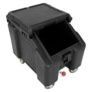 Cambro ICS100L110 100 lb SlidingLid™ Insulated Mobile Ice Caddy - Plastic, Black thumbnail 5