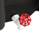 Cambro ICS100L110 100 lb SlidingLid™ Insulated Mobile Ice Caddy - Plastic, Black thumbnail 7