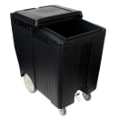 Cambro ICS175TB110 175 lb SlidingLid™ Insulated Mobile Ice Caddy - Plastic, Black thumbnail 3