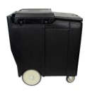 Cambro ICS175TB110 175 lb SlidingLid™ Insulated Mobile Ice Caddy - Plastic, Black thumbnail 4