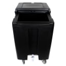 Cambro ICS175TB110 175 lb SlidingLid™ Insulated Mobile Ice Caddy - Plastic, Black thumbnail 5