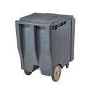 Cambro ICS175TB191 175 lb SlidingLid™ Insulated Mobile Ice Caddy - Plastic, Granite Gray thumbnail 3
