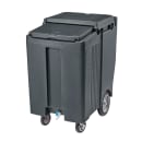 Cambro ICS200TB191 200 lb SlidingLid™ Insulated Mobile Ice Caddy - Plastic, Granite Gray thumbnail 2