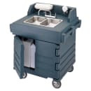 Cambro KSC402192 45 1/2"H Portable Sink Cart w/ (2) 4"D Bowls, Hot Water thumbnail 2
