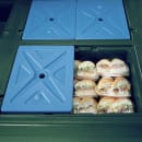 Cambro KVC856C519 85 1/8" CamKiosk® Food Cart w/ (6) Full Size Food Pan Capacity, Kentucky Green thumbnail 4