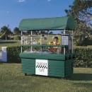 Cambro KVC856C519 85 1/8" CamKiosk® Food Cart w/ (6) Full Size Food Pan Capacity, Kentucky Green thumbnail 5