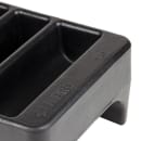 Cambro LCDCH110 Condiment Organizer w/ (4) Bins - Black thumbnail 3