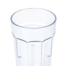 Cambro LT10152 10 oz Clear Hammered Plastic Tumbler thumbnail 2