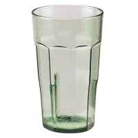 Cambro LT14152 14 oz Clear Hammered Plastic Tumbler thumbnail 2