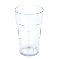 Cambro LT22427 22 oz Spanish Green Hammered Plastic Tumbler thumbnail 4