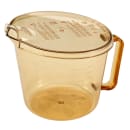 Cambro MCCH150 Cover for 2 qt & 4 qt High Heat Measuring Cups - Plastic, Amber thumbnail 2