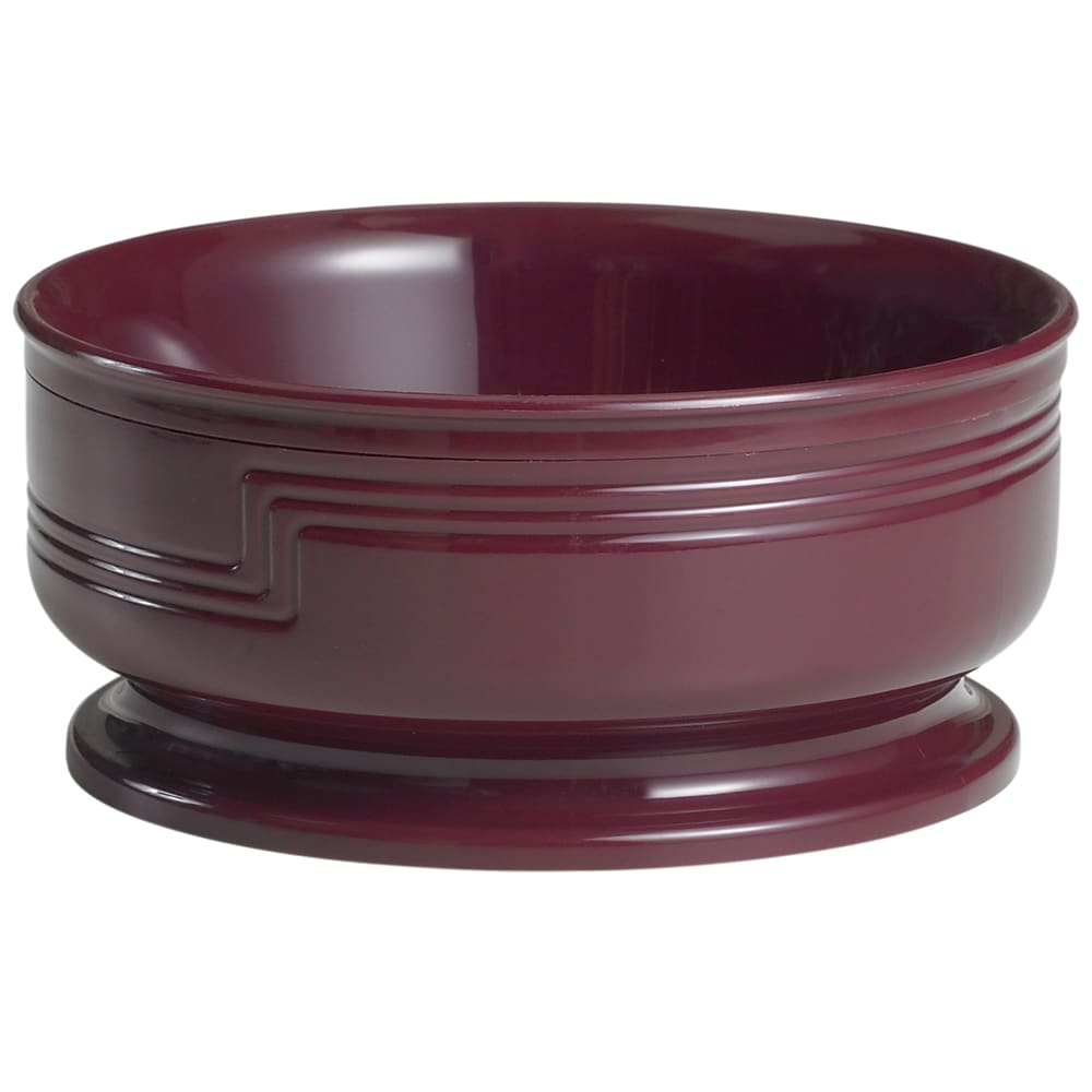 Cambro MDSB16487 16 9/10 oz Round Shoreline Collection Bowl - Cranberry