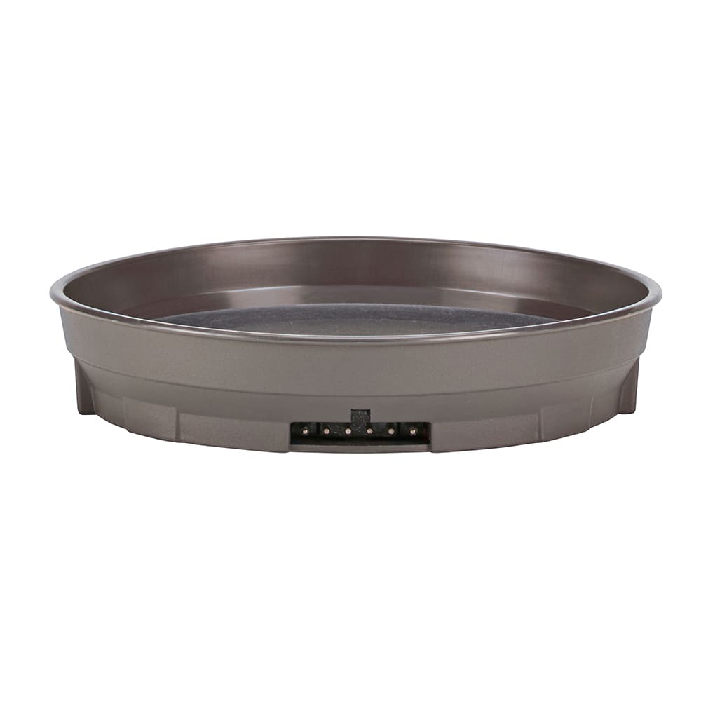 Cambro MDSCDB9485 9 9/16" Camduction® Base - Smoked Metal