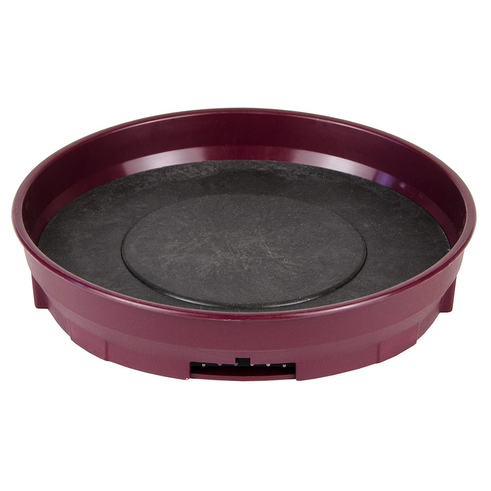 Cambro MDSCDB9 487 9 1/2" Camduction Base - Cranberry