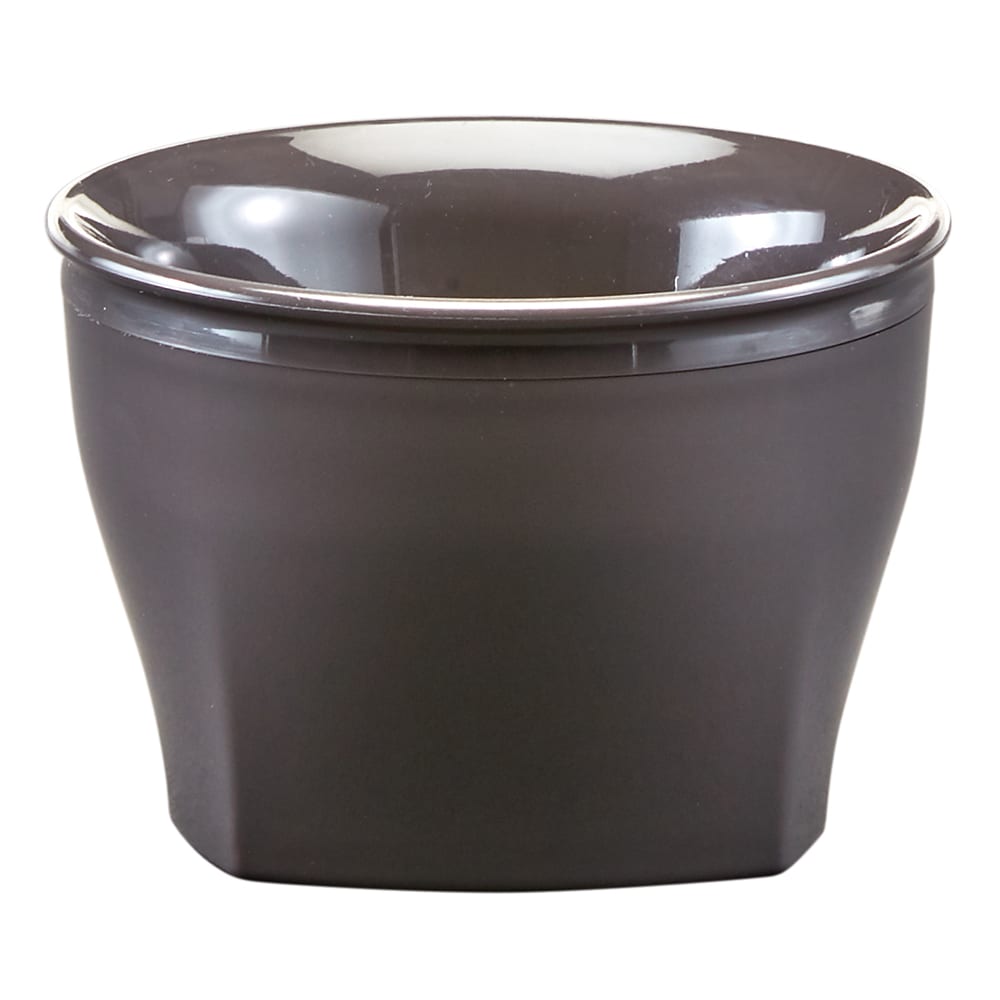 Cambro MDSHB5485 5 oz Round Harbor Collection Bowl - Plastic, Smoked Metal