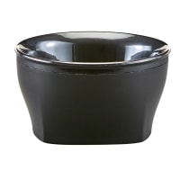 Cambro MDSHB9485 9 oz Round Harbor Collection Bowl - Plastic, Smoked Metal thumbnail 3