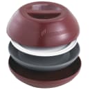 Cambro MDSL9487 9 1/2" Shoreline Collection Pellet Underliner - Cranberry thumbnail 2