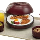 Cambro MDSL9487 9 1/2" Shoreline Collection Pellet Underliner - Cranberry thumbnail 8