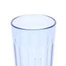 Cambro NT10401 10 oz Slate Blue Fluted Plastic Tumbler thumbnail 2