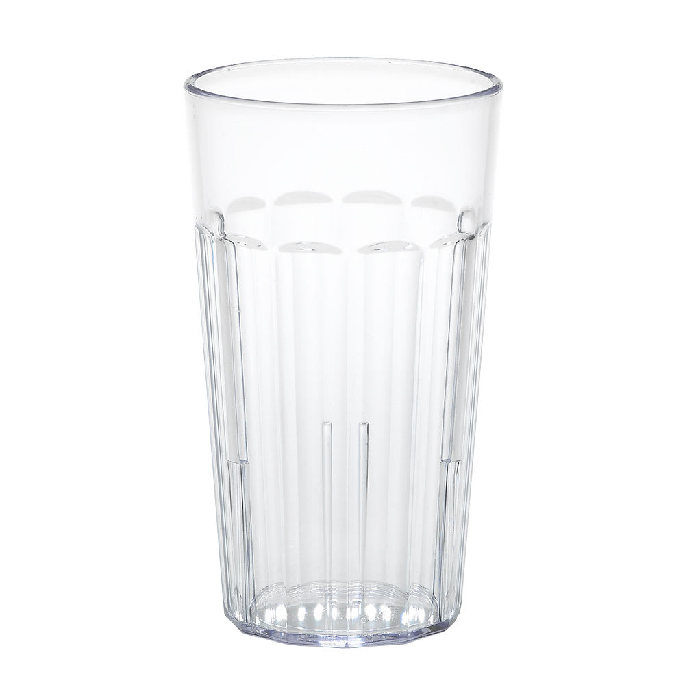 Cambro NT12152 12 3/5 oz Clear Fluted Plastic Tumbler